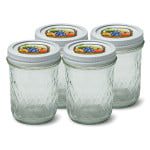 ΓΥΑΛΙΝΟ ΔΟΧΕΙΟ ΜΕ ΜΕΤΑΛΛΙΚΟ ΚΑΠΑΚΙ  (1 ΤΕΜ. Χ 237ml.)