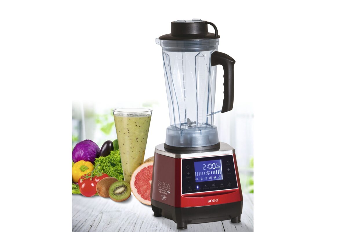 DIGITAL PROFESSIONAL BLENDER 1800W - 32000RPM - BPA FREE SOGO-Blender Ψηφιακό Επαγγελματικό- 1800 Watt, SS-5155 - Image 1