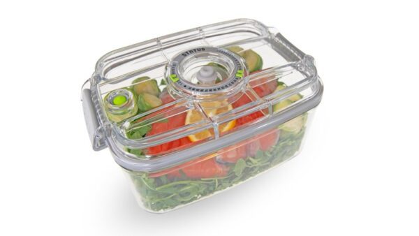 Σετ μικρά δοχεία συντήρησης τροφίμων σε κενό αέρος 100% Bpa-free  με αντλία , 5 τμχ. - Image 2