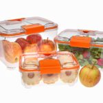 Status, Σετ 3 Δοχείων αποθήκευσης τροφίμων 1 / 2 / 4 λίτρων, Tritan