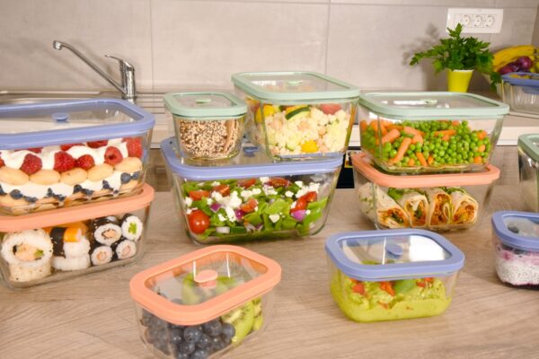 Status,Σετ γυάλινων δοχείων με επαναφ.αντλία BVP50 ,Viva, lila - Image 2