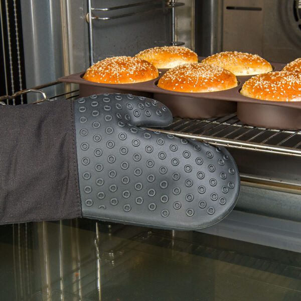 Γάντι Φούρνου Σιλικόνης της Lurch – Μαύρο - Image 2