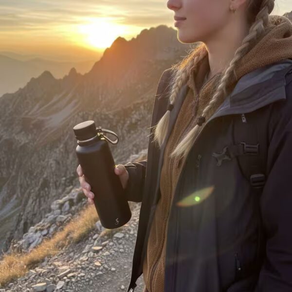 Θερμός από ατσάλι , Lurch,μαύρο 1 lit. - Image 2