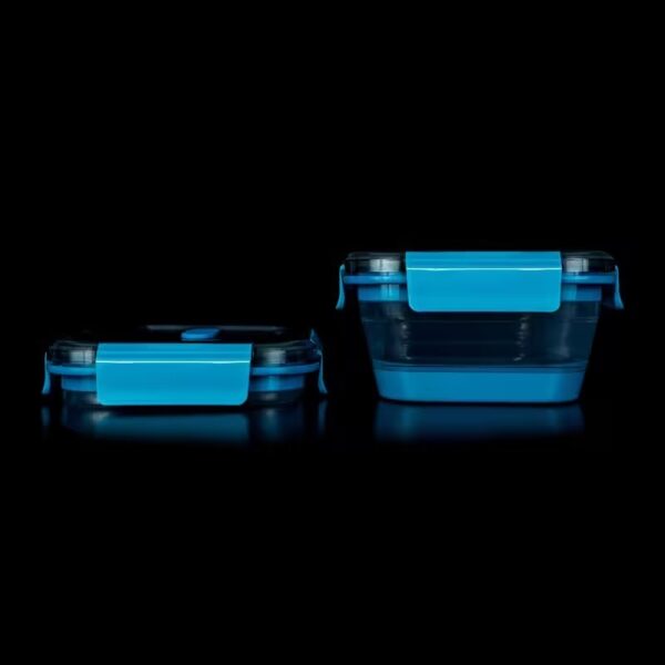 LURCH, Πτυσσόμενο αεροστεγές δοχείο φαγητού σιλικόνης 1,2L, πετρόλ - Image 3