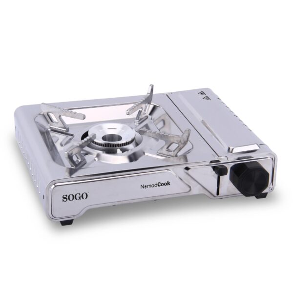 SOGO SS-10280 – NOMADCOOK Ανοξείδωτη Εστία Υγραερίου Camping 2,2 kW με Βαλιτσάκι - Image 2