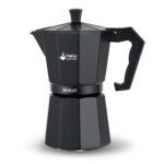 SOGO Mokaespresso – Καφετιέρα Moka 3 φλιτζανιών, μαύρη - Image 2