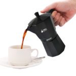 SOGO Mokaespresso – Καφετιέρα Moka 3 φλιτζανιών, μαύρη